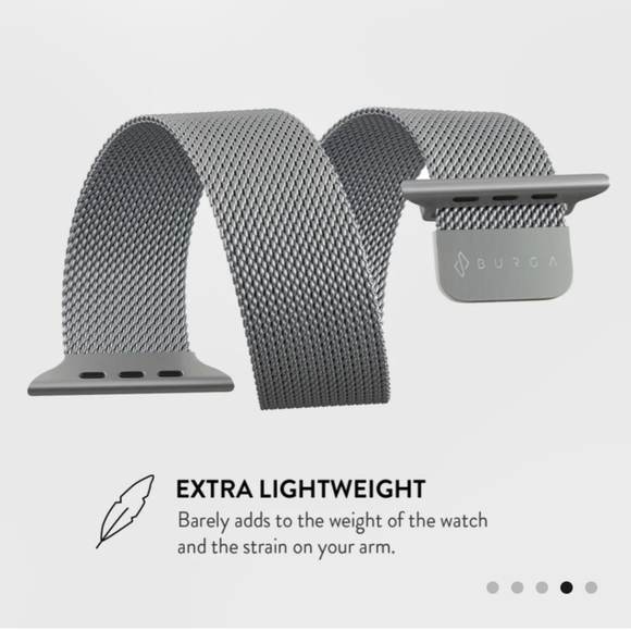 Silver Loop strap for Apple Watch 38-40-41MM - Picture 4 of 4